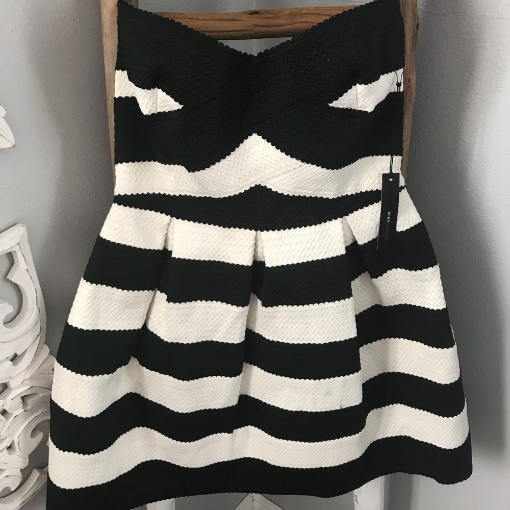 Black and white dress